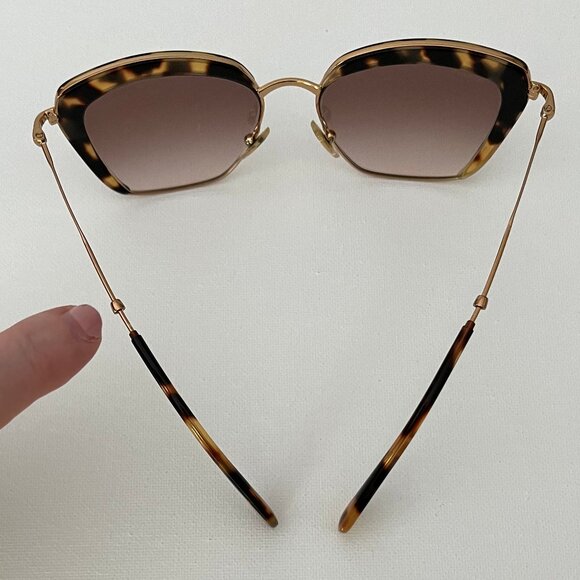 MIU MIU Sunglasses - Tortoiseshell pattern and gold detail - Authentic - Picture 12 of 17